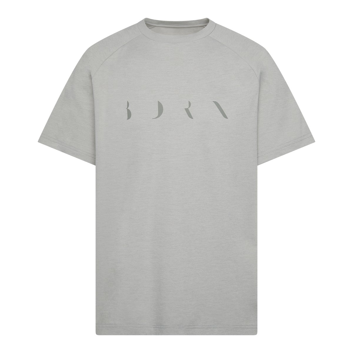 T-shirt de sport homme Core Manches courtes gris moyen, BORN