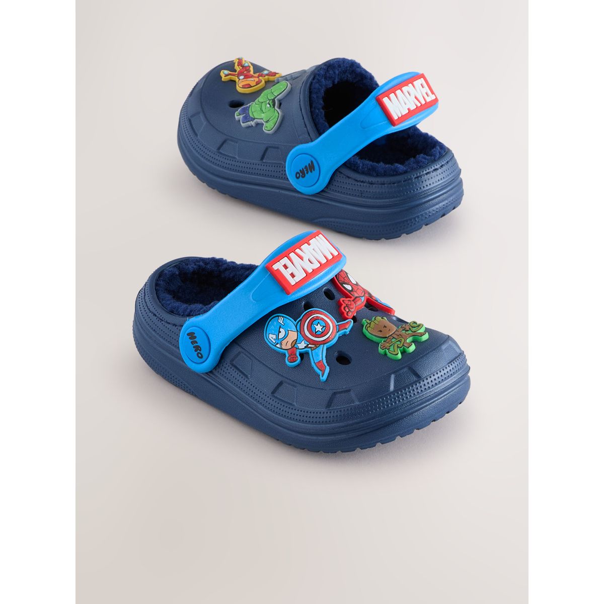 Sabots chaussons marvel bleu marine, NEXT