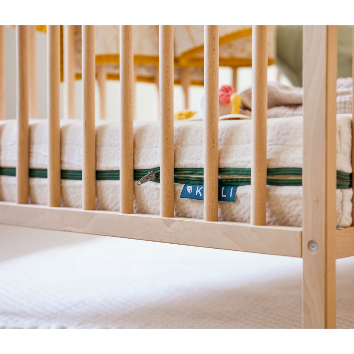 Matelas bébé bio blanc, KIPLI