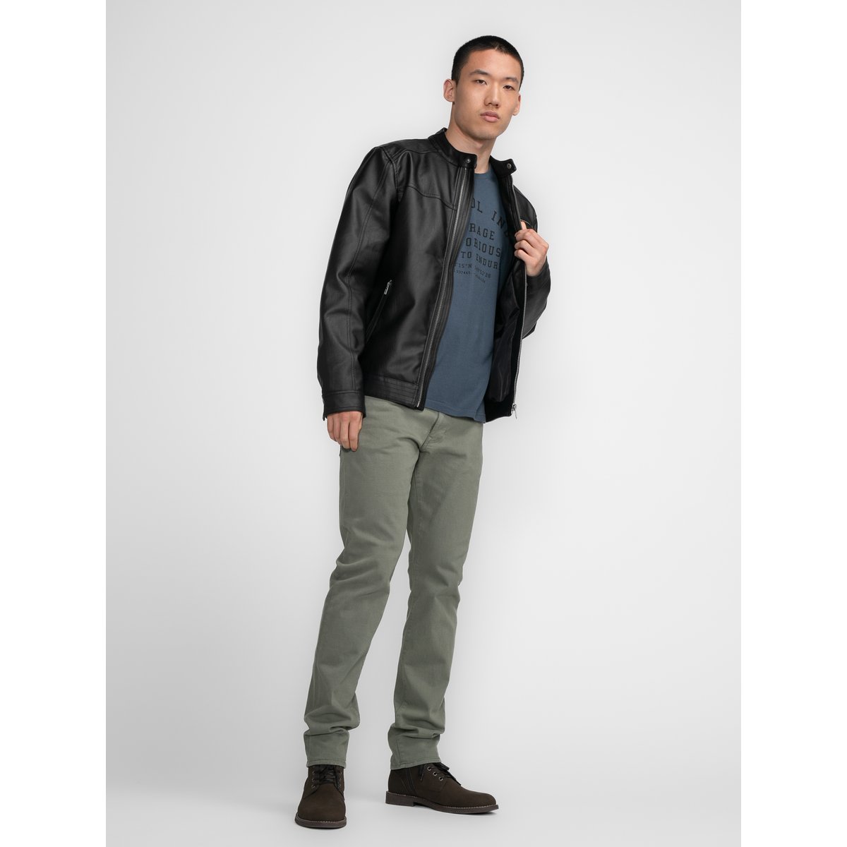 PU veste motard maverick noir black, PETROL INDUSTRIES
