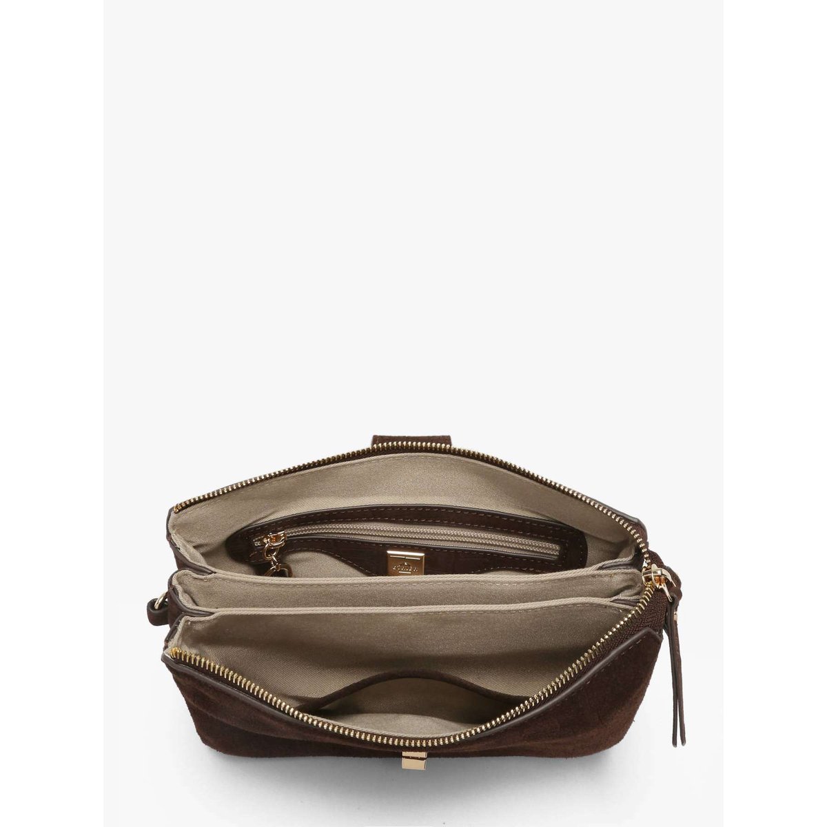 Sac bandoulière Equestre croco Equestre croco chocolat, ETRIER