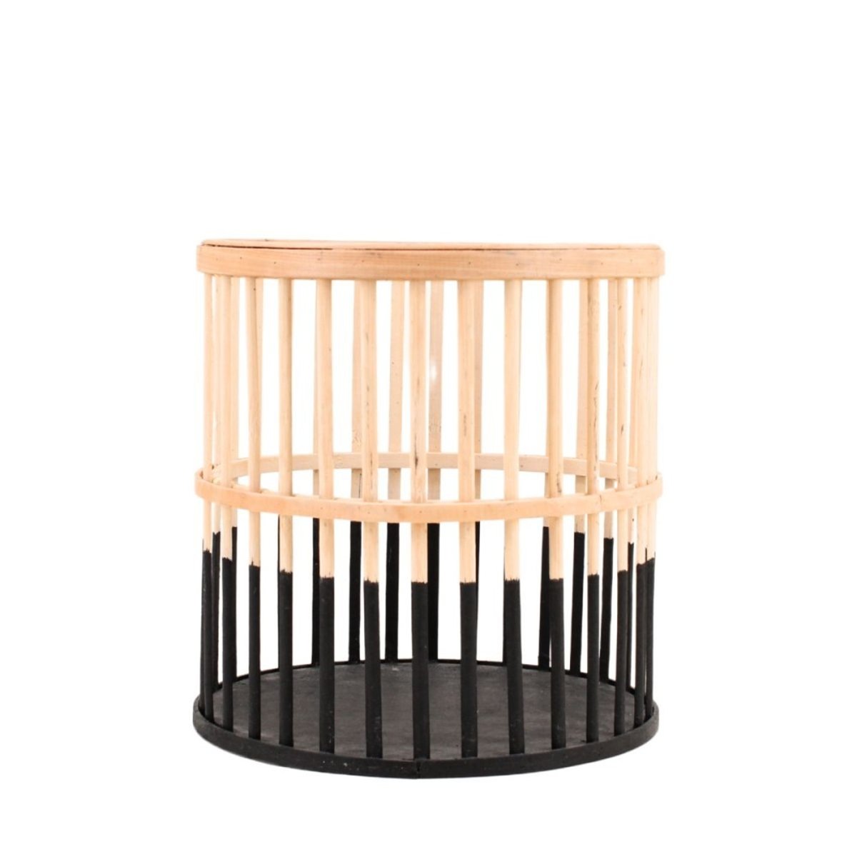 Lanterne ronde en bambou 25cm naturel, ORNAMI