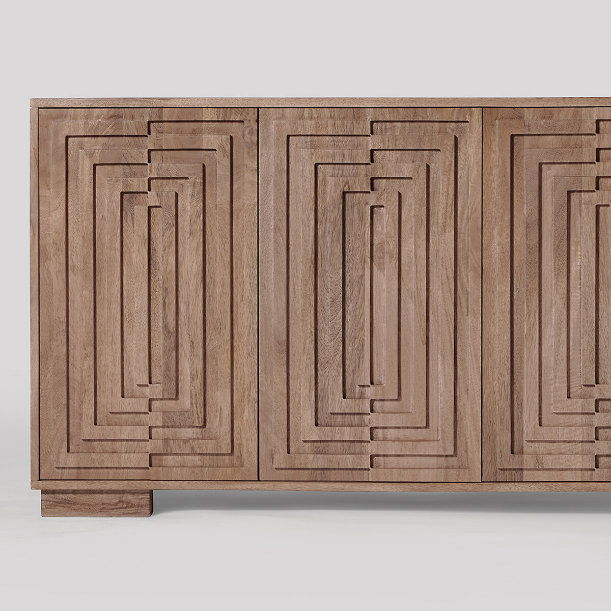 Isola Mango Wood 4 Door Sideboard light wood, SWOON