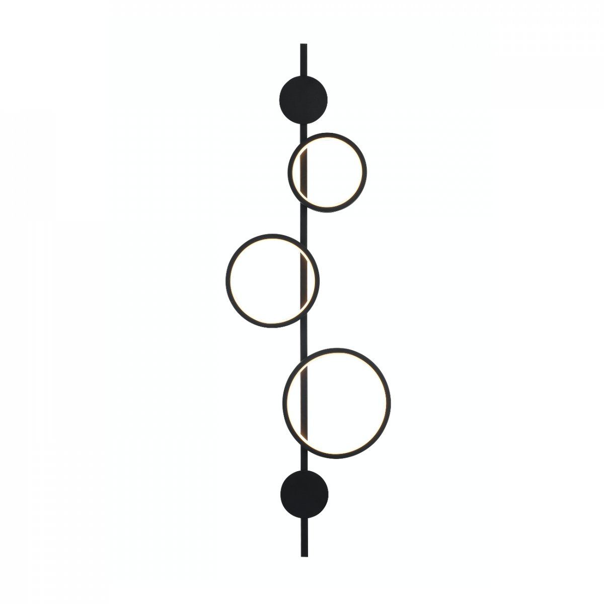 Applique moderne et décorative - SARETTI noir, KOSILUM