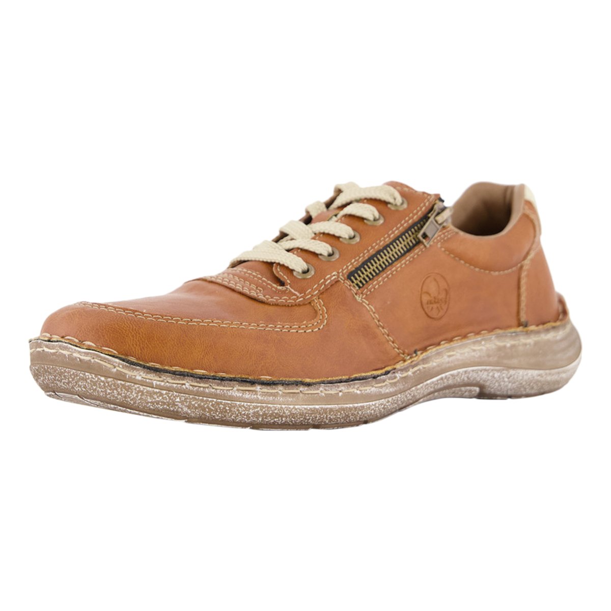 Basket Cuir Features marron, RIEKER