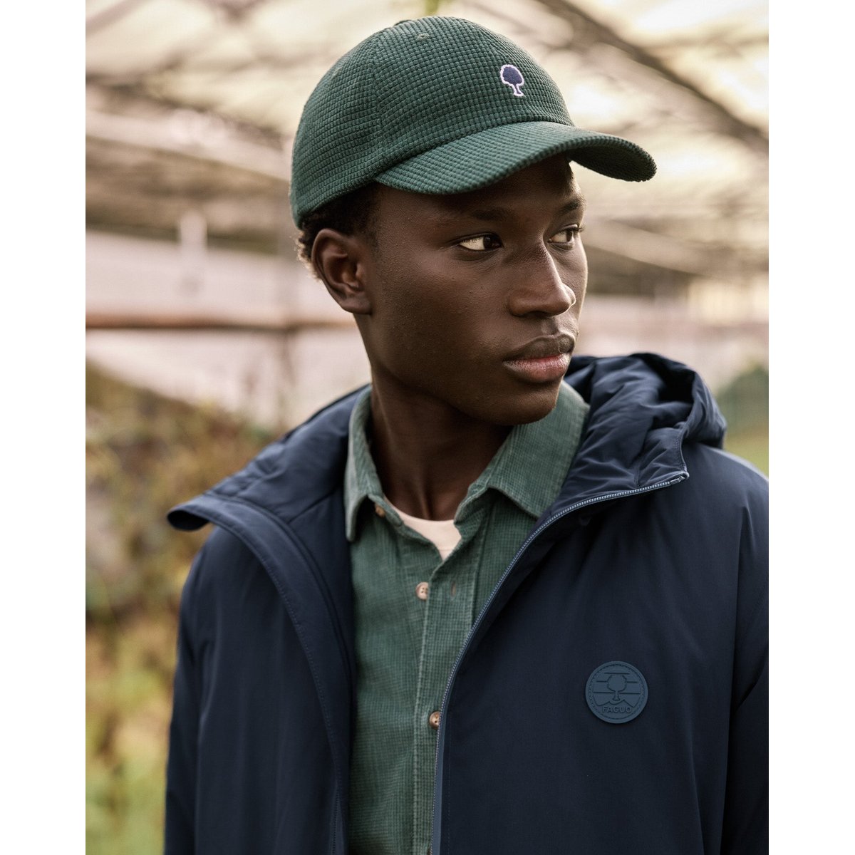 Parka polyester MONTAUD bleu marine, FAGUO