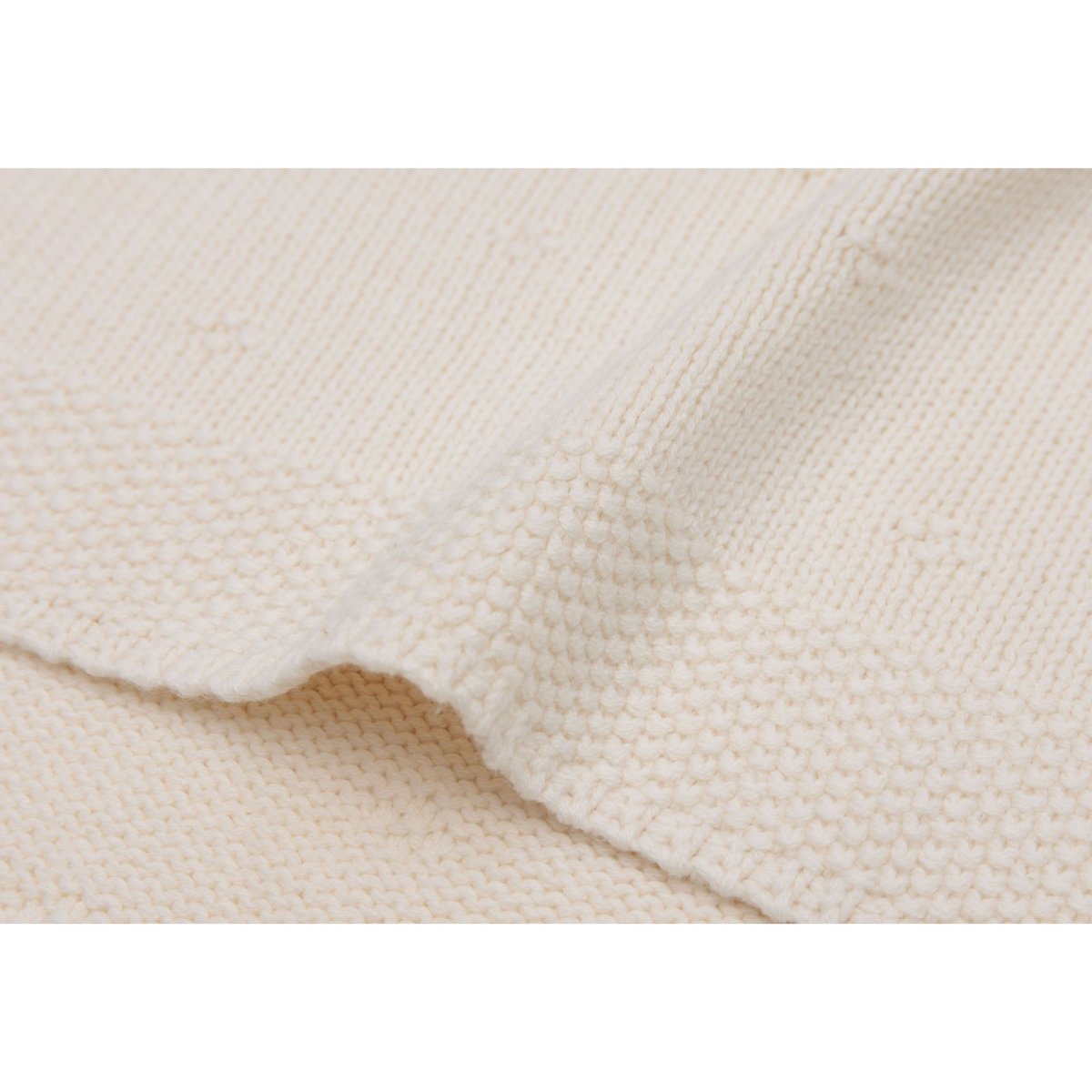 Couverture en tricot ecru, JOLLEIN