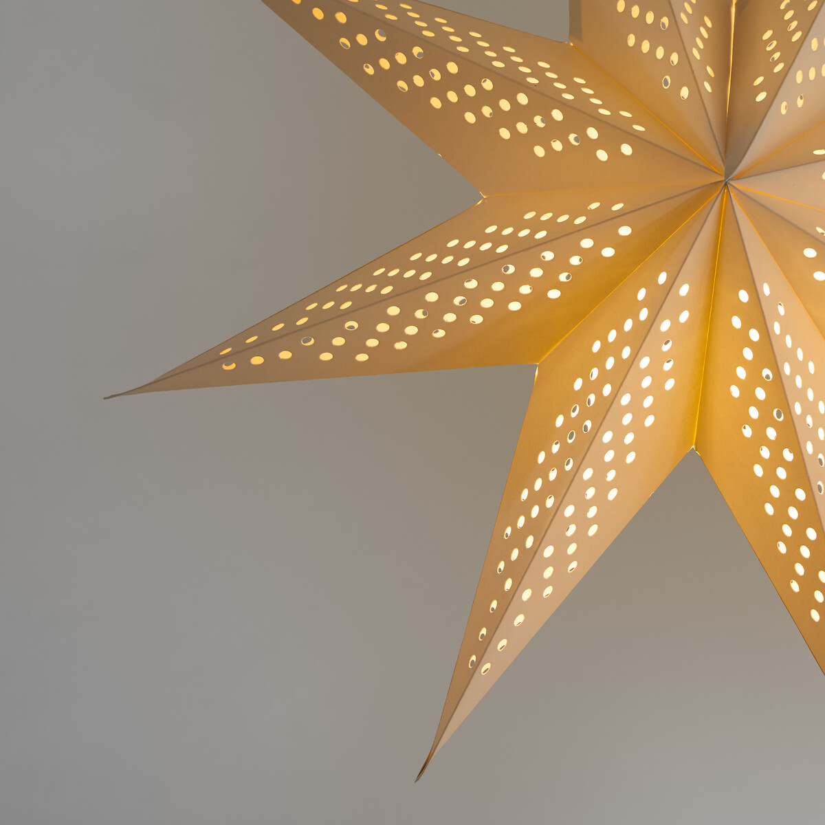 Stella luminosa da appendere, diametro 58 cm, Caspar ecru , LA REDOUTE INTERIEURS