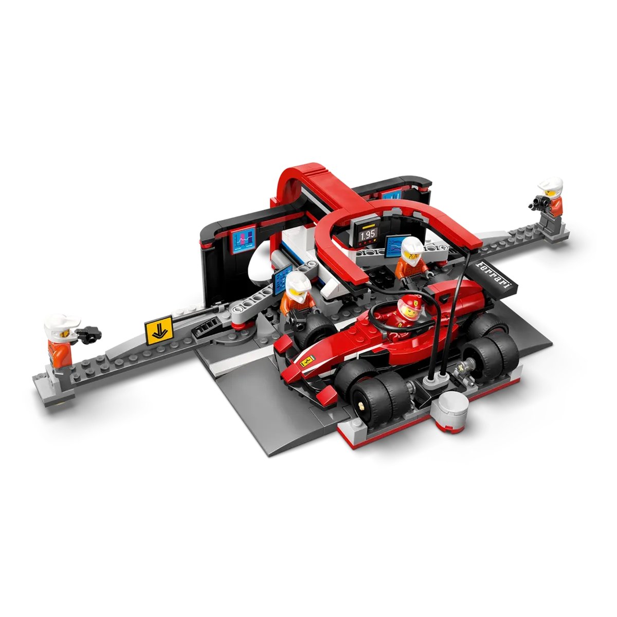LEGO City - Arrêt au stand de F1 avec voiture Ferrari - 60443 multicolore, LEGO