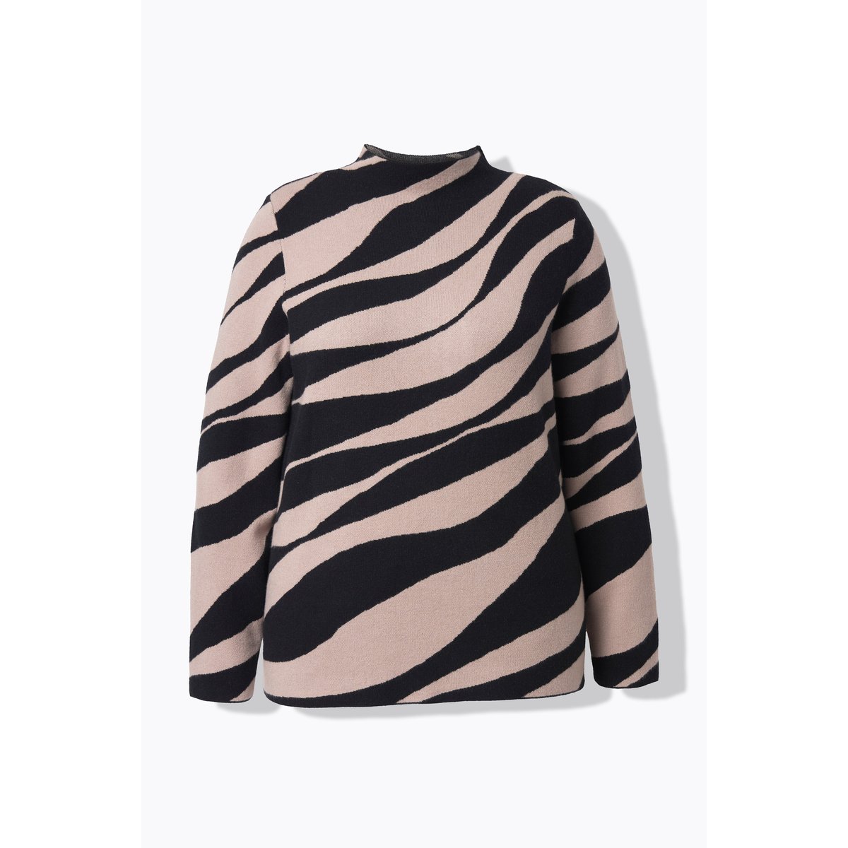 Pull à col montant et manches longues noir, ULLA POPKEN