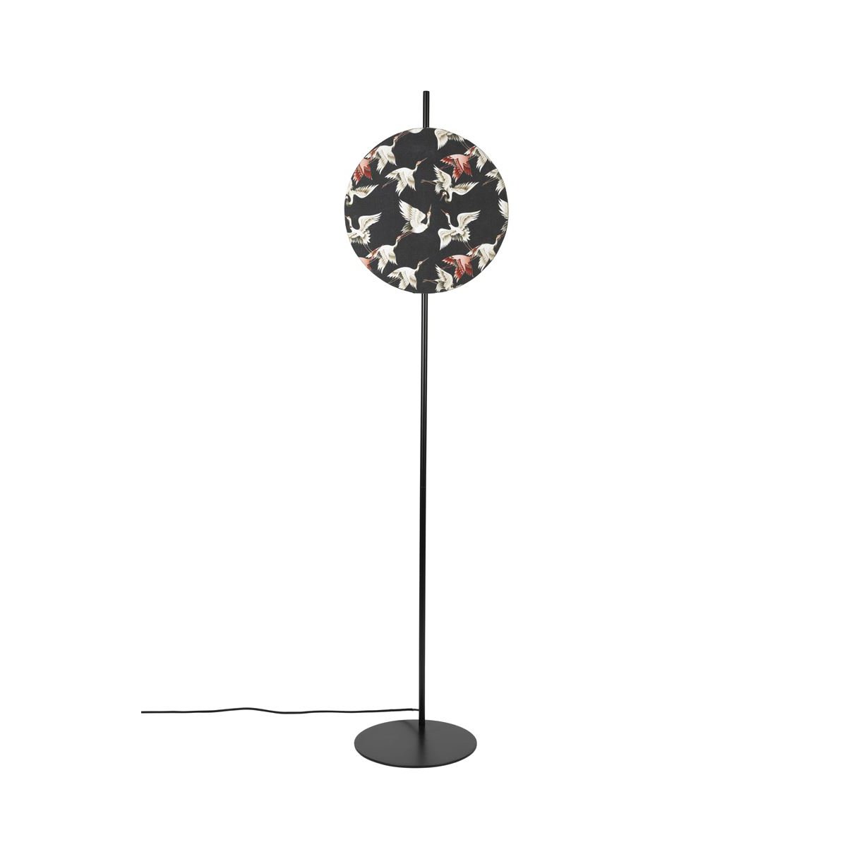 Lampadaire design en métal bohème, JAYLEE noir, BOITE A DESIGN