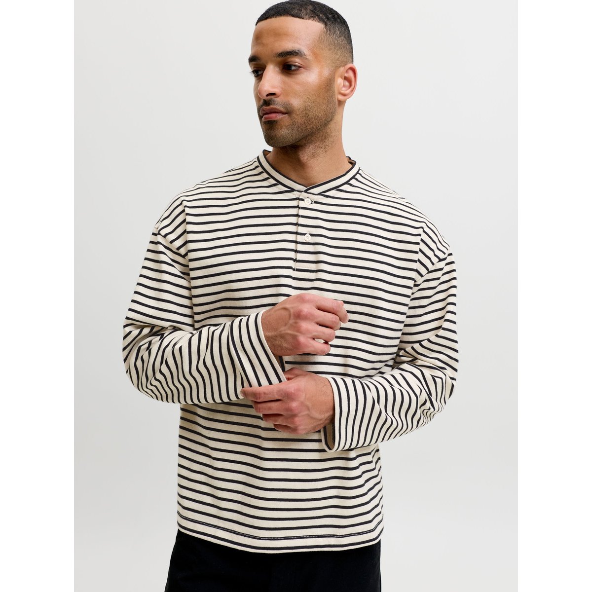 T-Shirt À Manches Longues noire - black, JACK & JONES