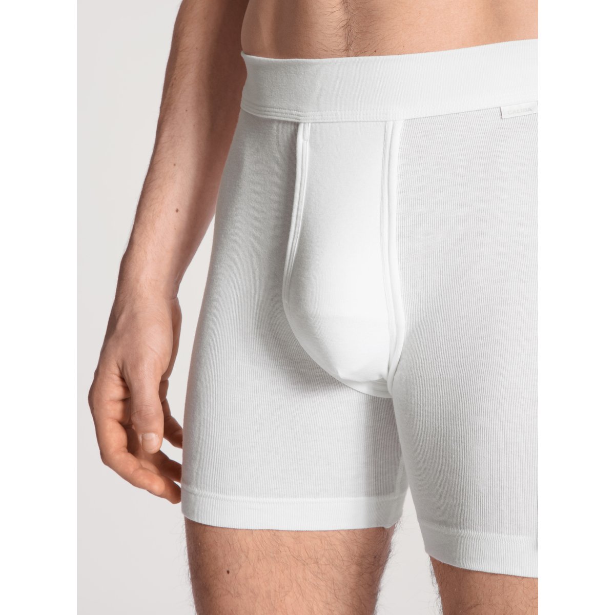 Classic boxer brief avec ouverture Coton COTTON 1:1 blanc, CALIDA