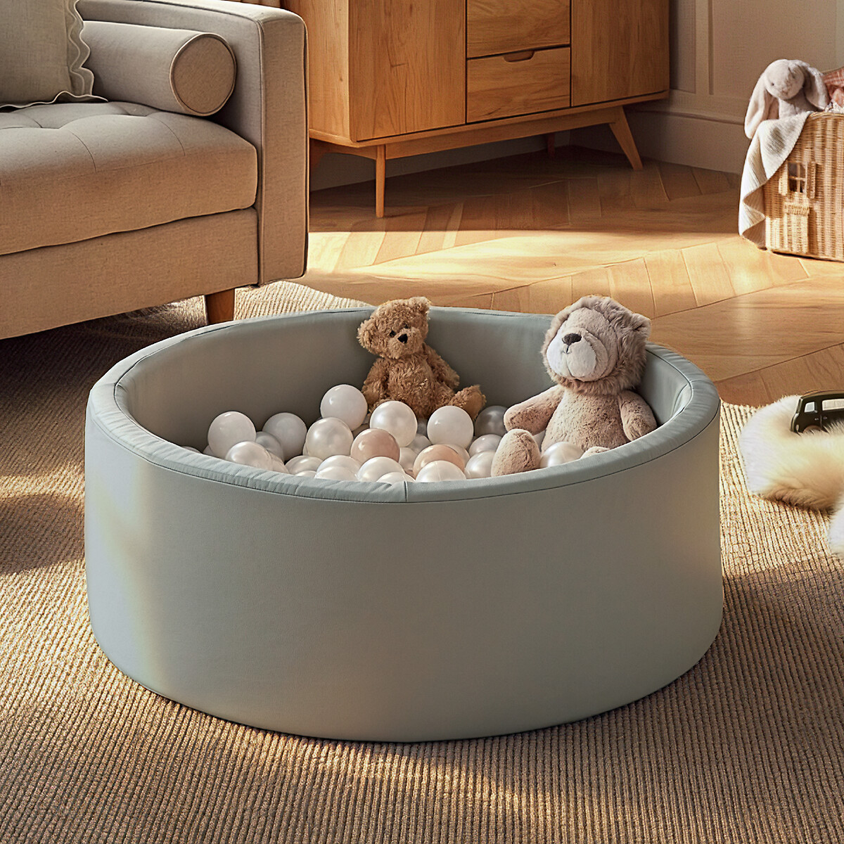 Soft Play Ball Pit with Balls blue, CUDDLECO