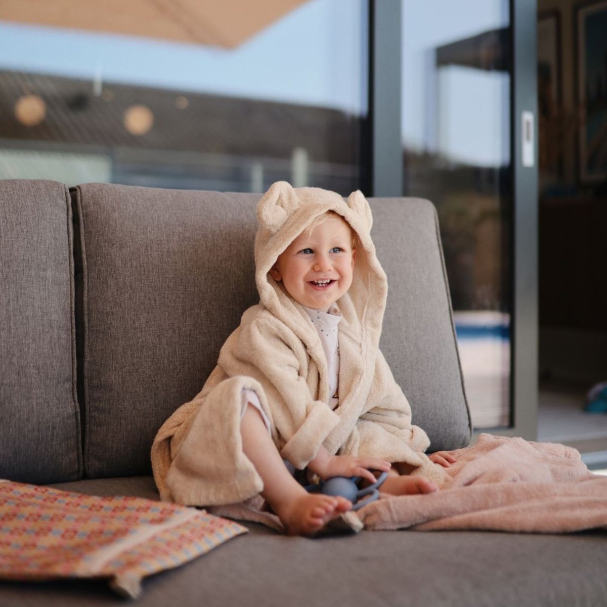 Peignoir Bear beige, MUSHIE
