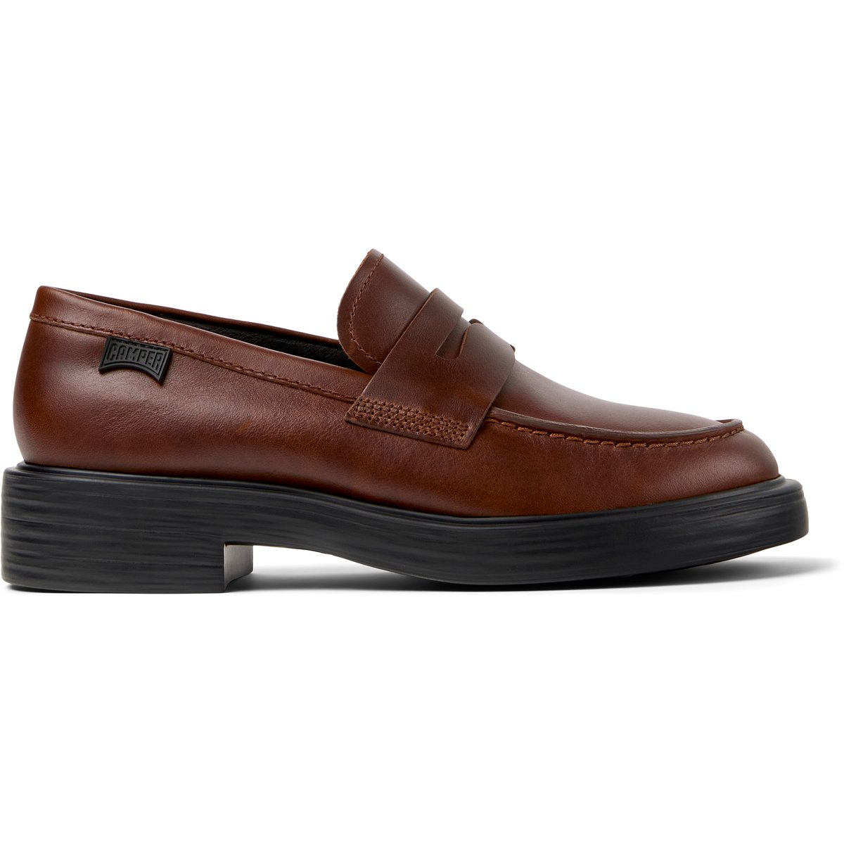 Mocassins Dean Smooth Leather noir, CAMPER