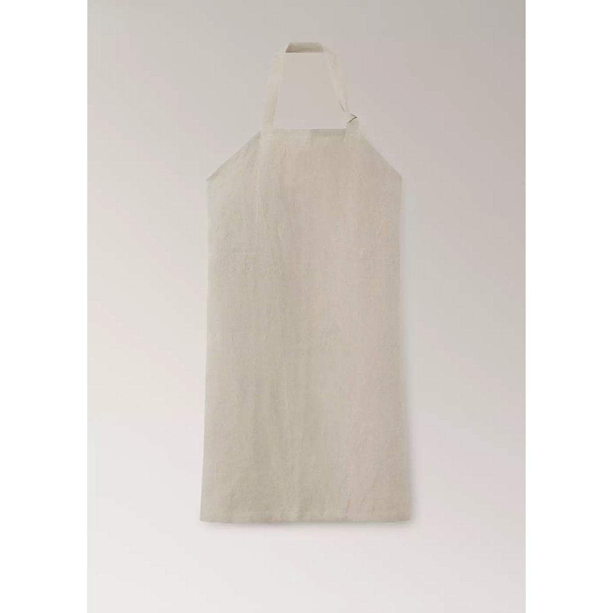 Tablier lin délavé marron clair/pastel, MANGO HOME