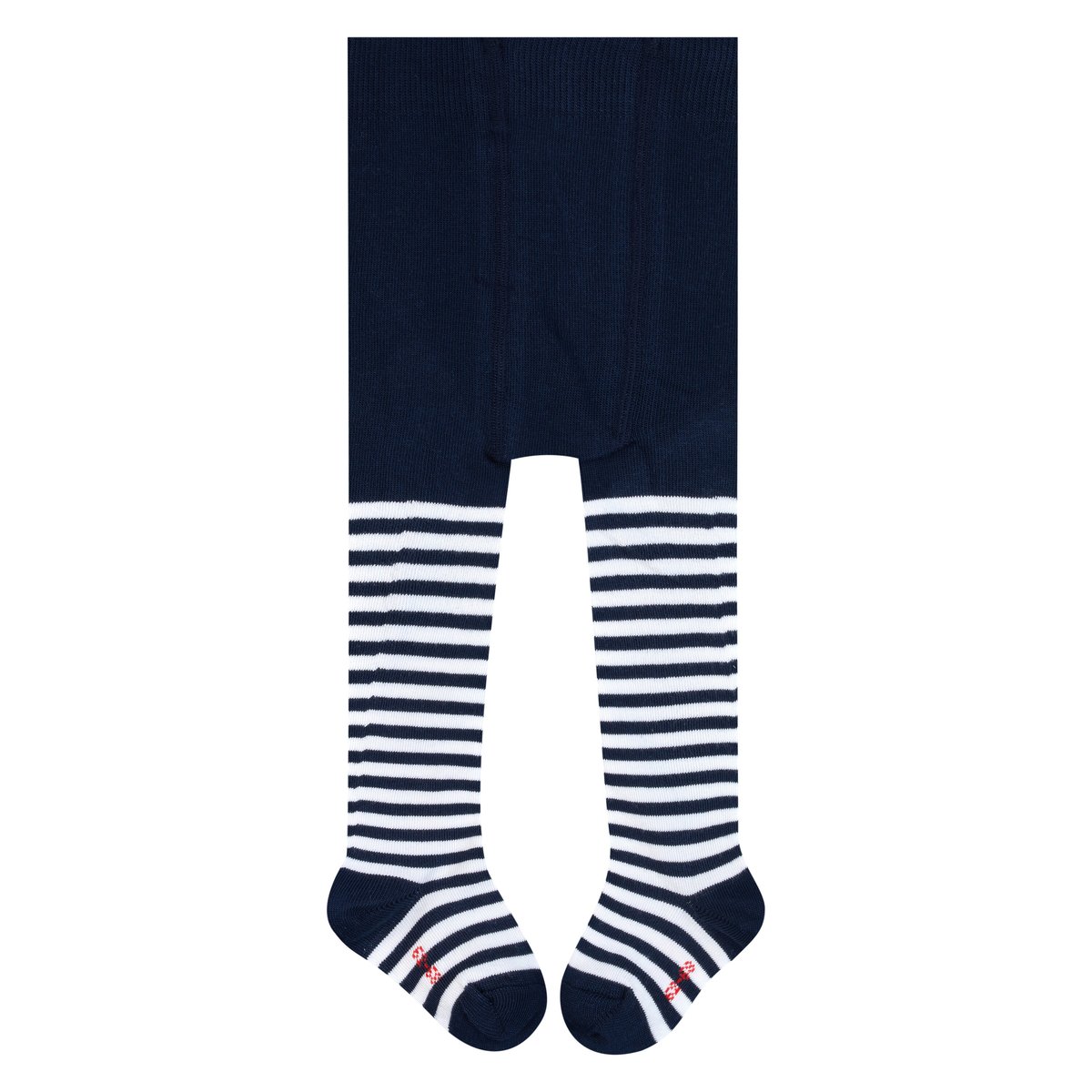 Collant Stripe Opaque bleu marine, FALKE