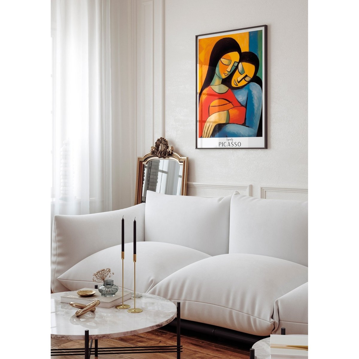 Affiche Picasso n°10 blanc, L'AFFICHERIE
