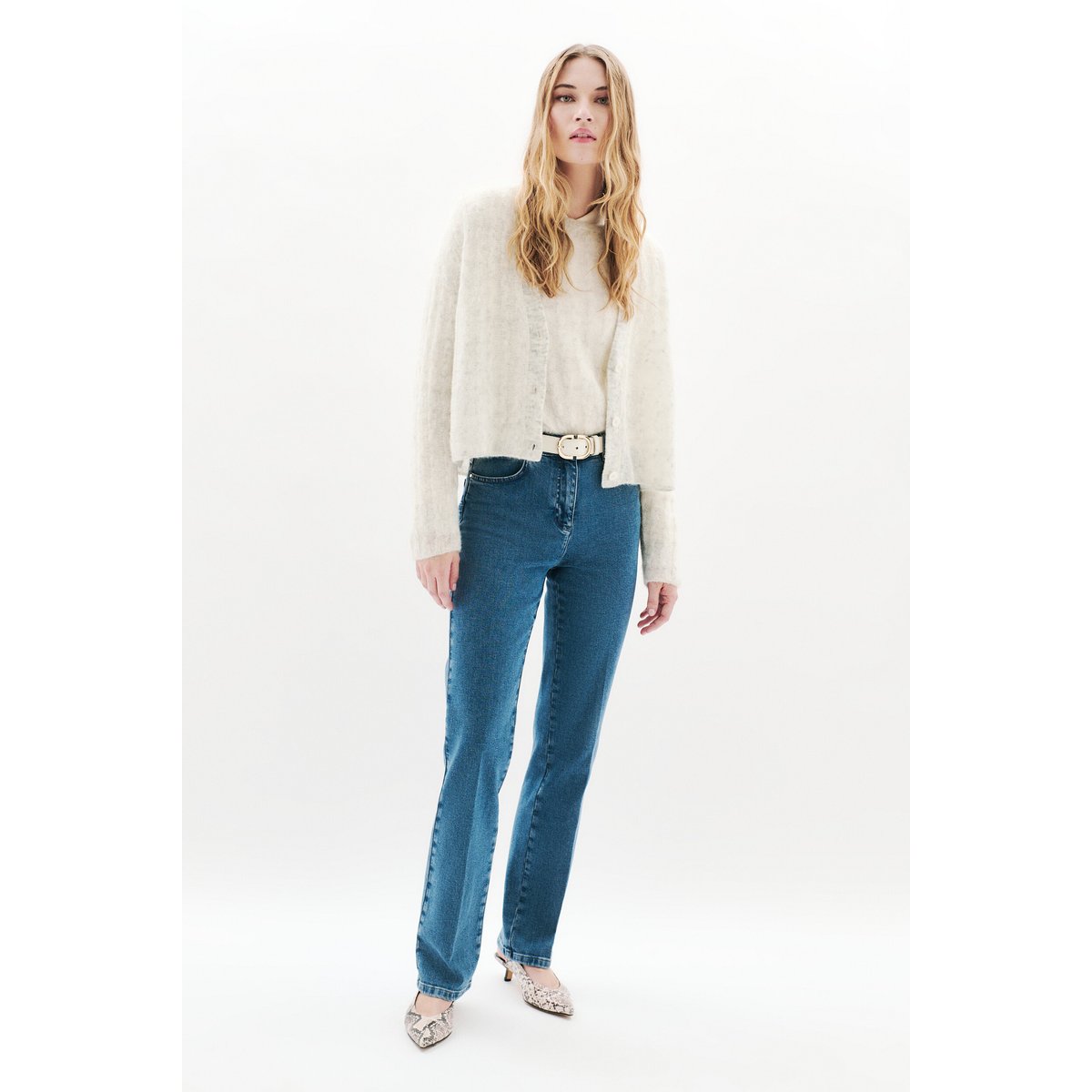 Gilet Melbourne ecru femme ecru, CAROLL