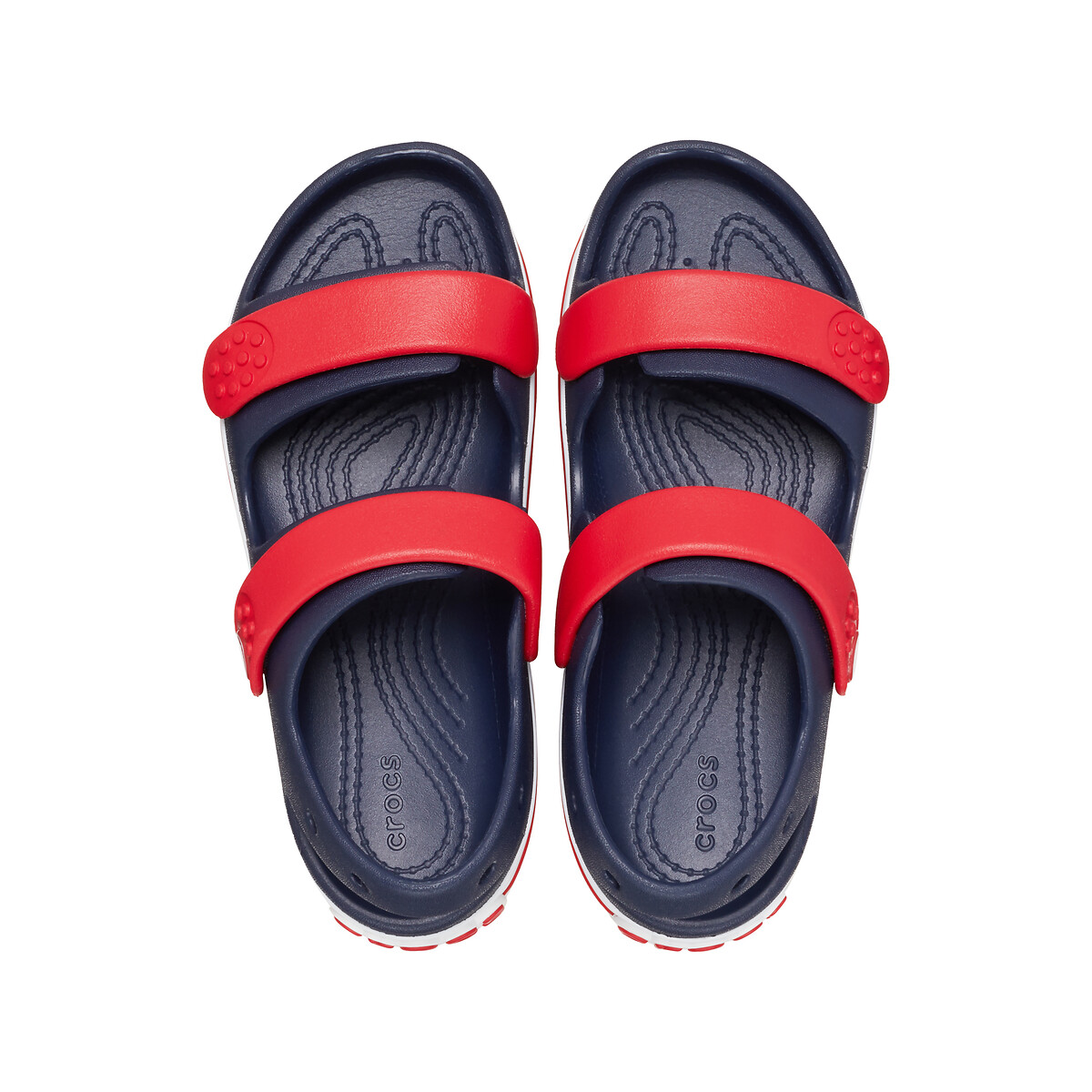 Sandalen Crocband cruiser K marineblauw/rood, CROCS
