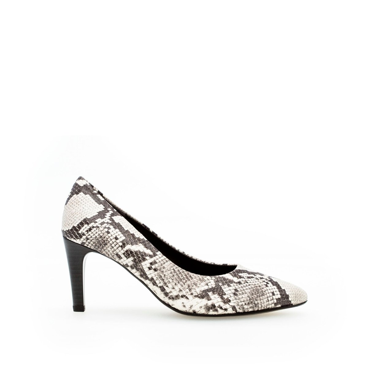 Escarpins en cuir gris, GABOR