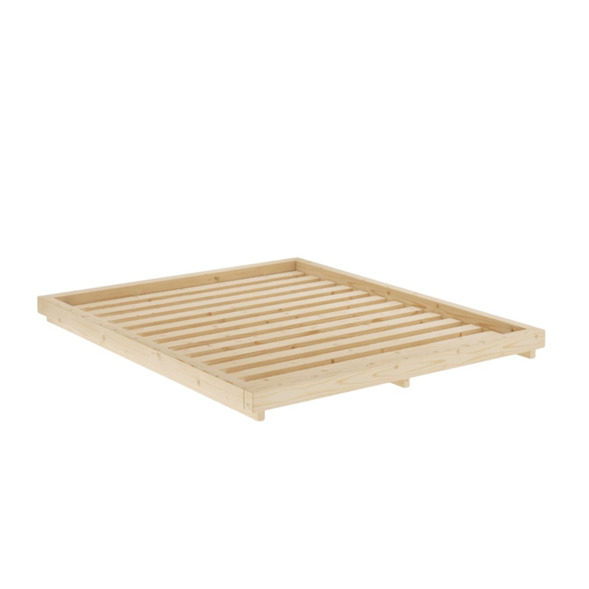 Lit futon DOCK en pin massif, style japonais - DOCK bois clair, KARUP DESIGN