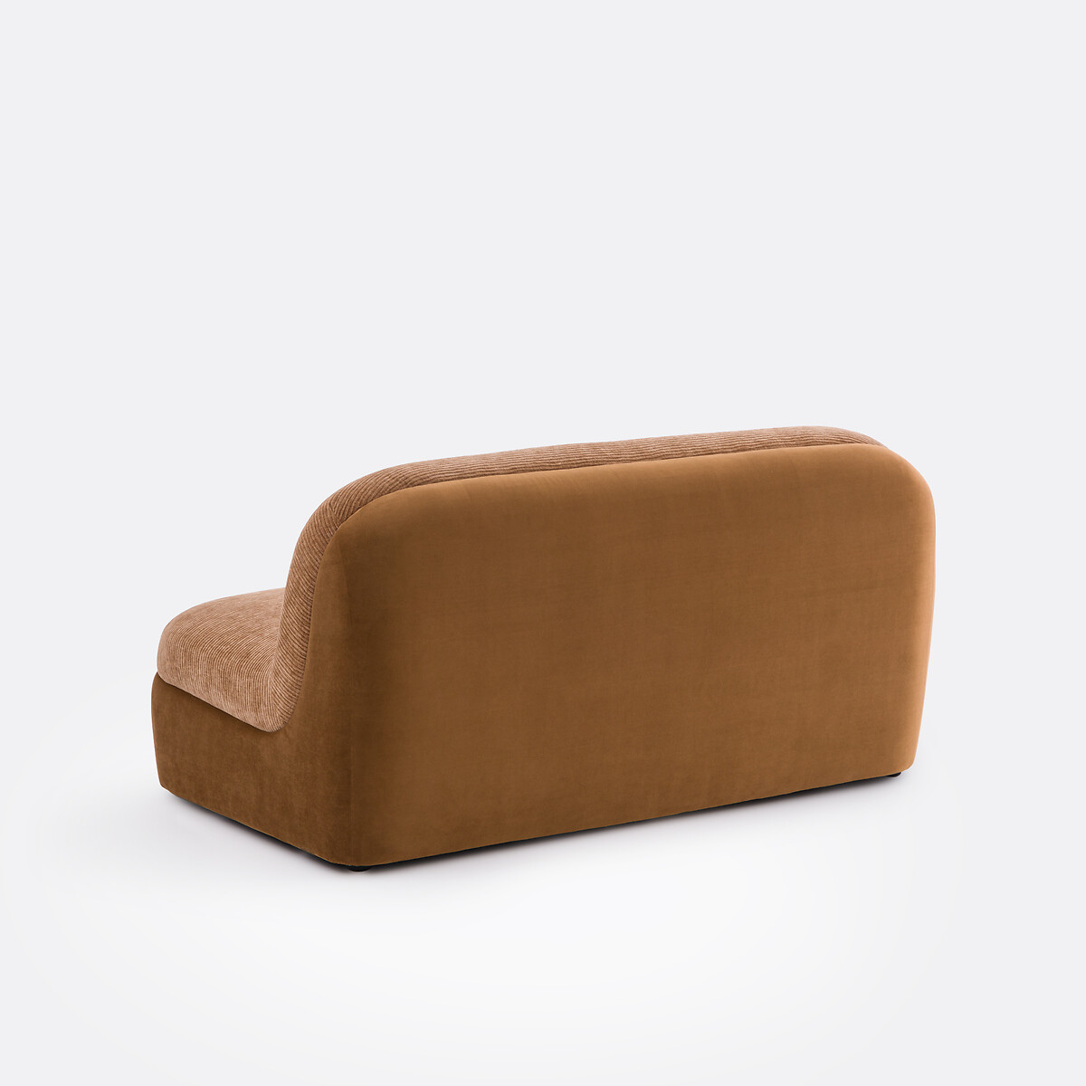 Banquette 2 places, velours, Ventis ocre, LA REDOUTE INTERIEURS