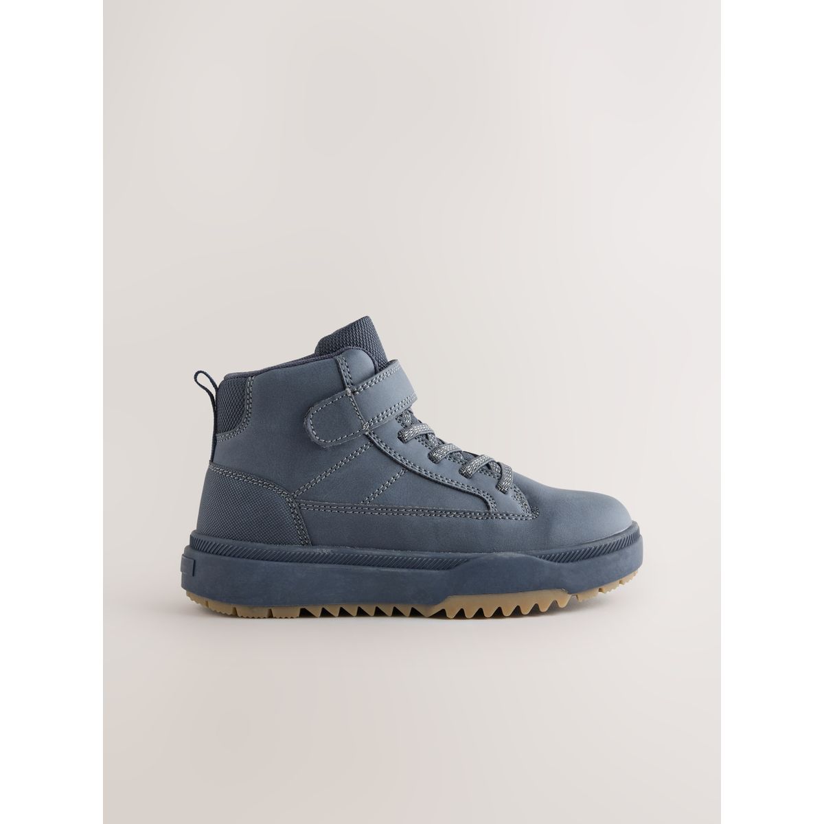 Bottines montantes imperméables doublées bleu marine, NEXT