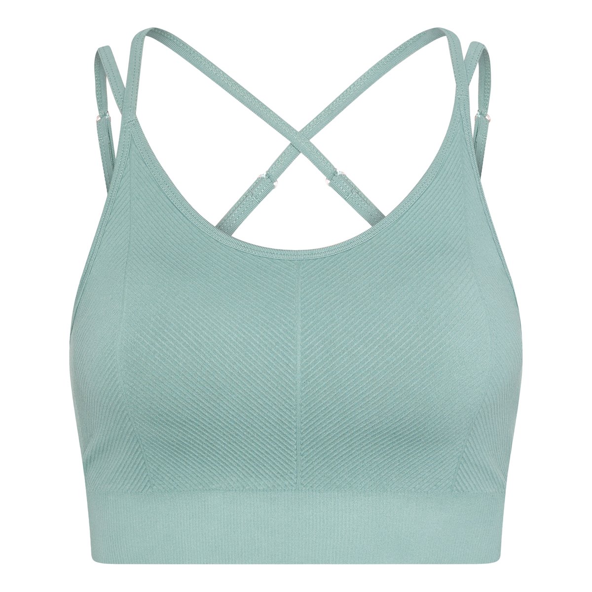 Brassière de Sport Seamless Fixation Moyenne SARVAN vert forêt, BORN