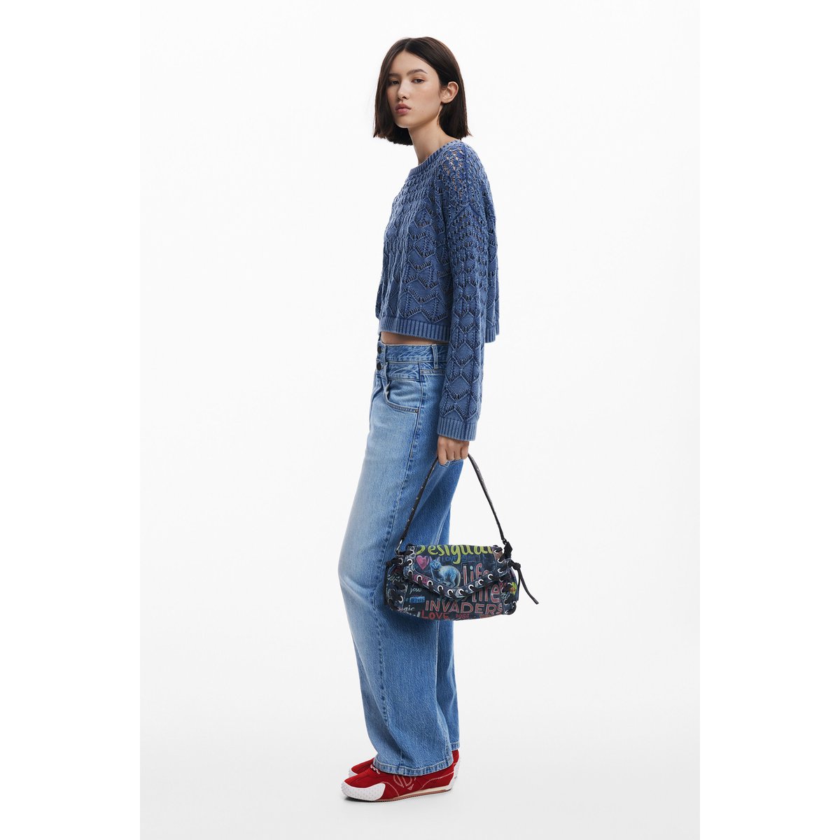 Petit sac graffiti multicolore, DESIGUAL