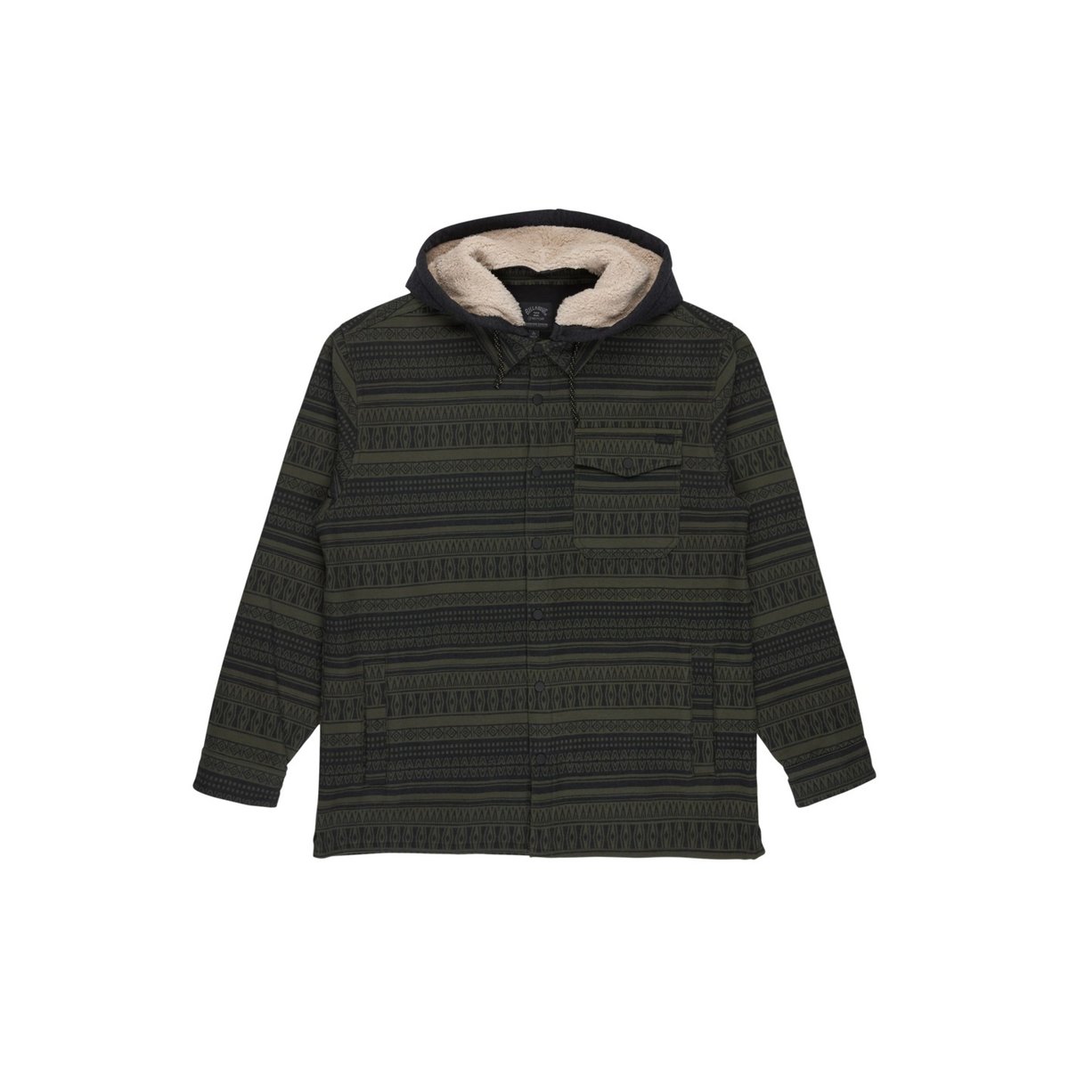 Polaire boutonnée FURNACE BONDED JACQUARD noir black, BILLABONG