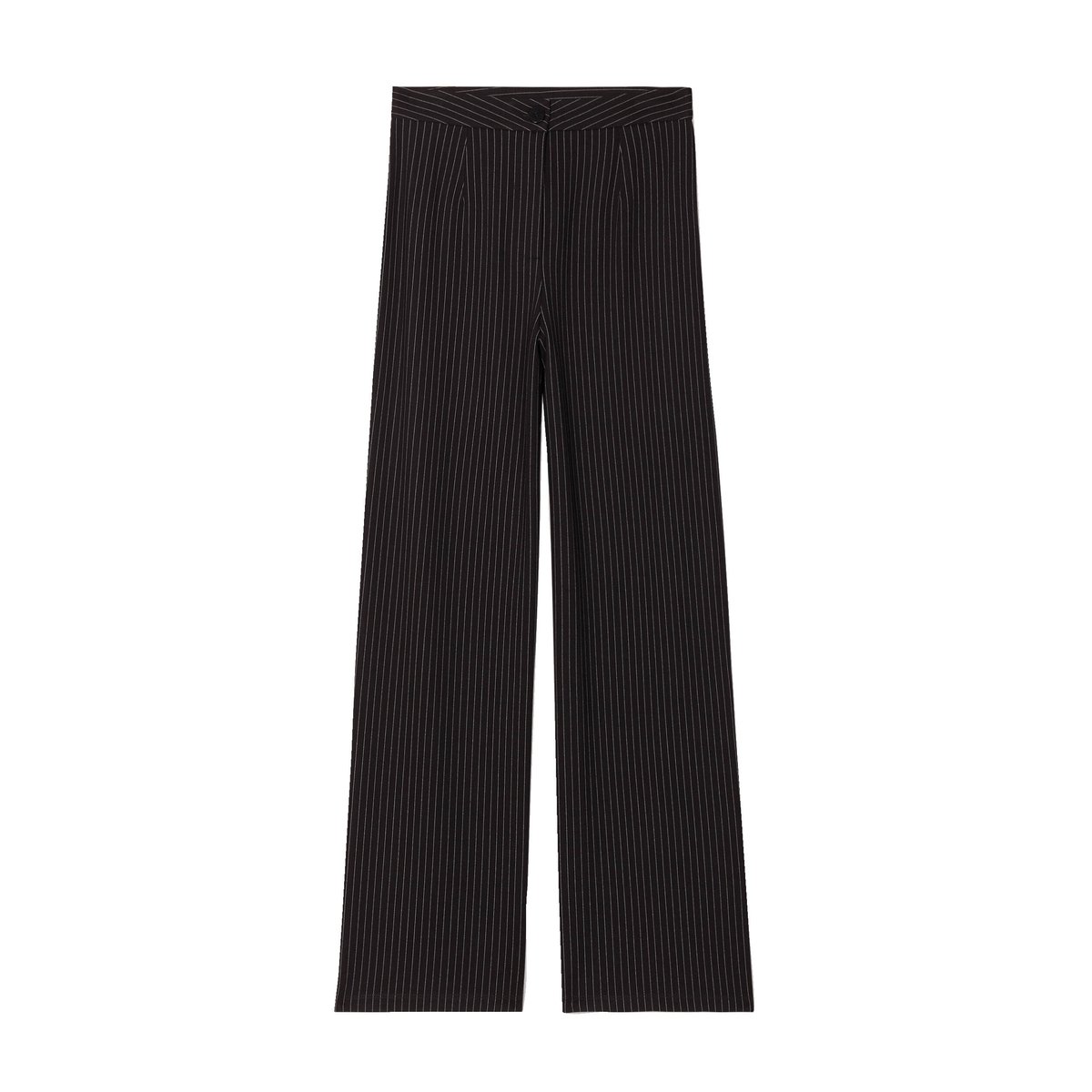 Pantalon large taille haute noir, CACHE CACHE
