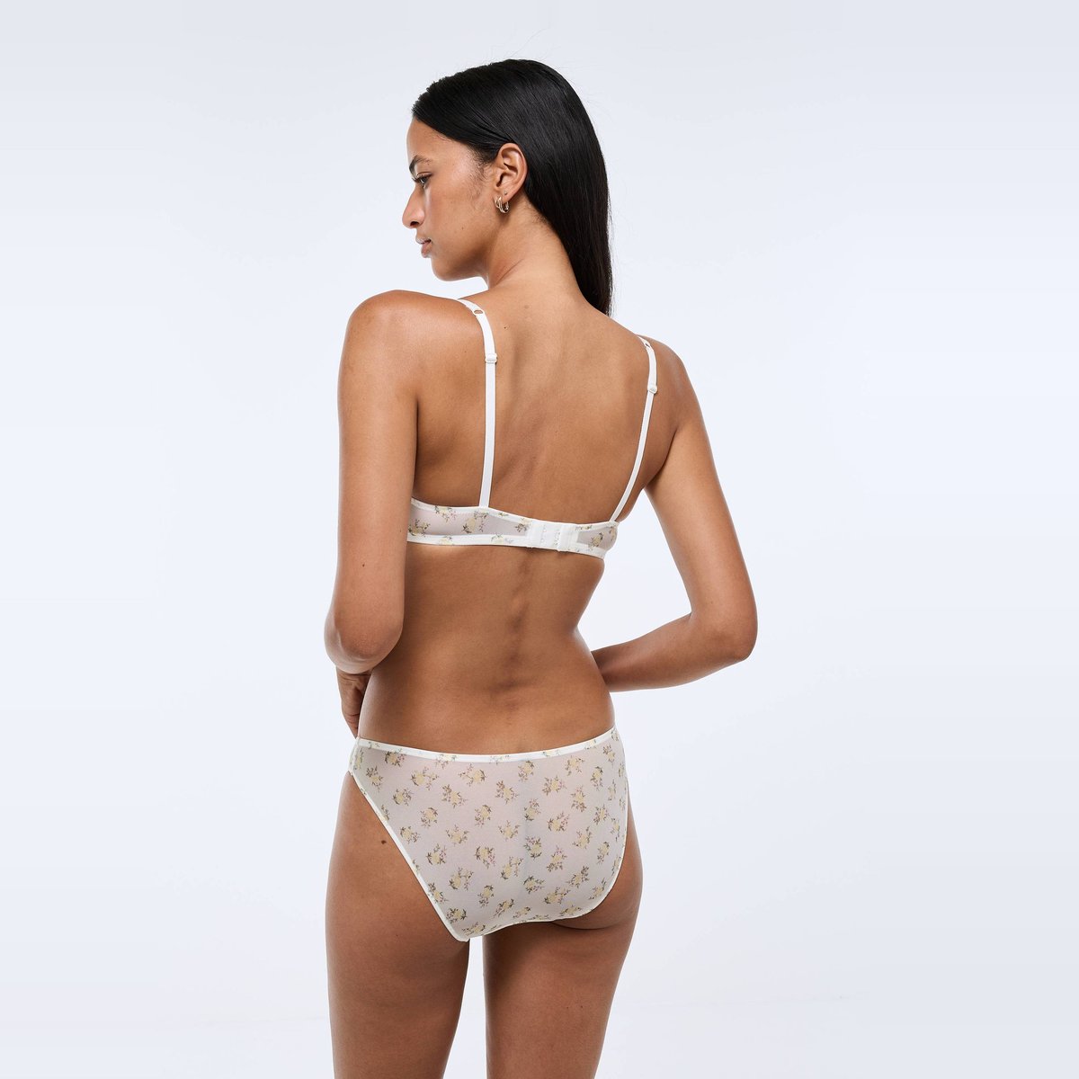 Culotte JANE en tulle imprimé ecru, MONOPRIX