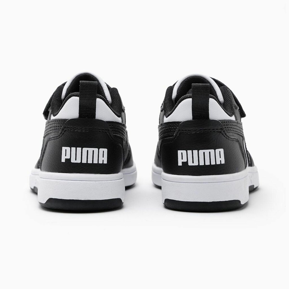 Baskets Rebound V6 Lo blanc/noir, PUMA
