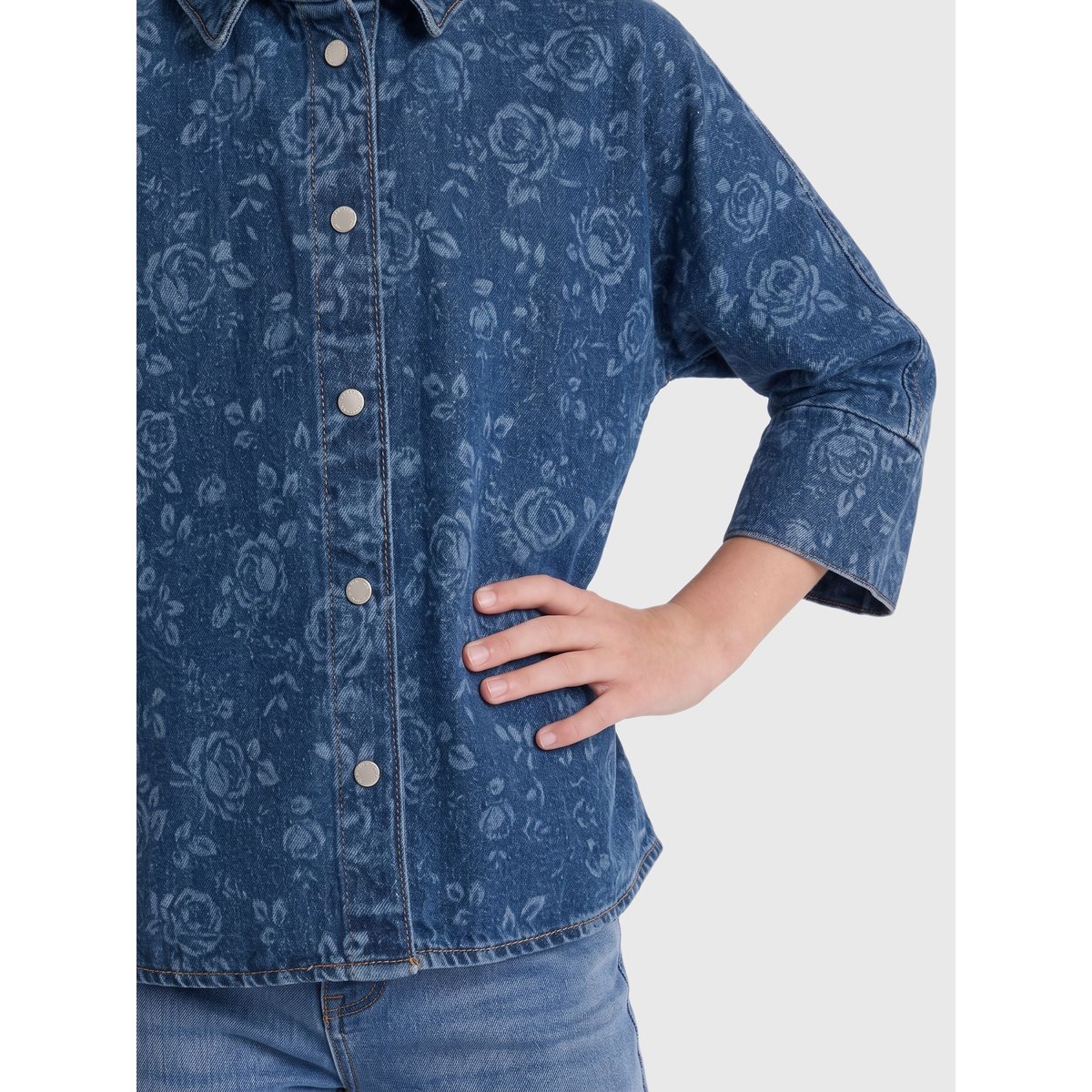 Chemise En Denim medium blue denim, KIDS ONLY