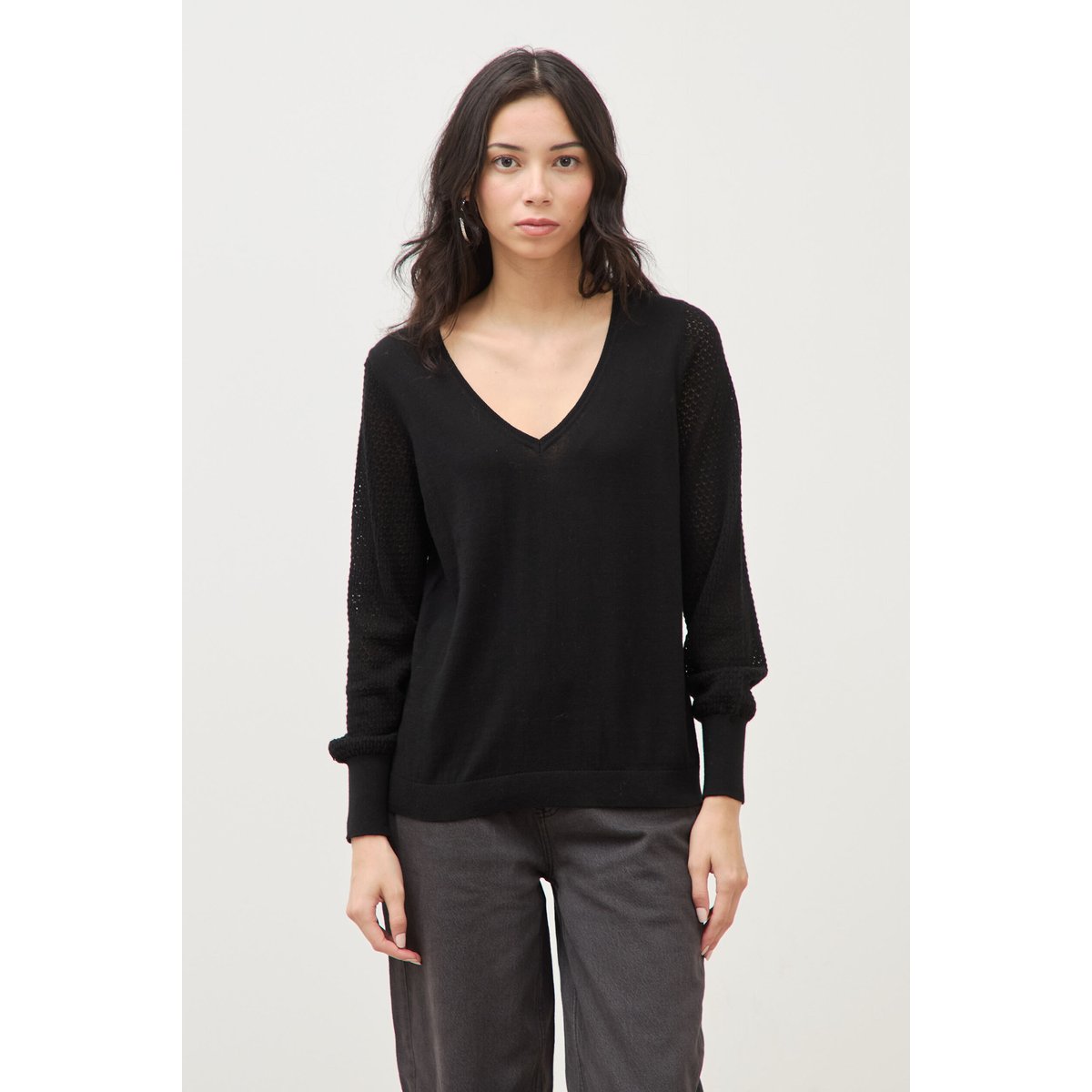Pull manches longues noir, BONOBO