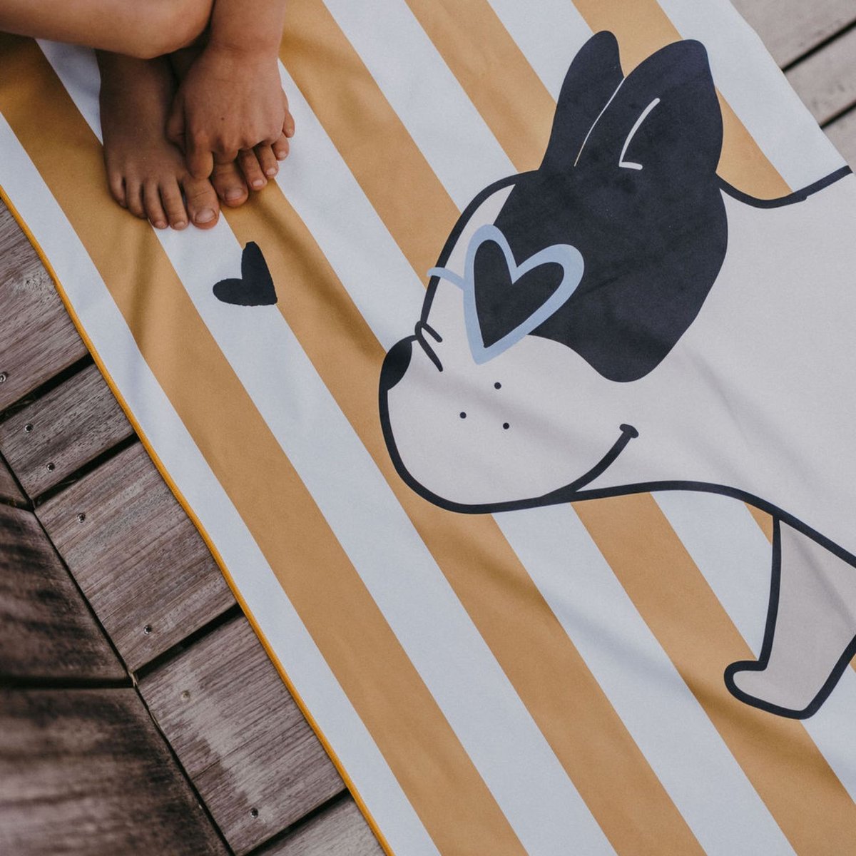 Serviette de plage jaune, ZAKUW