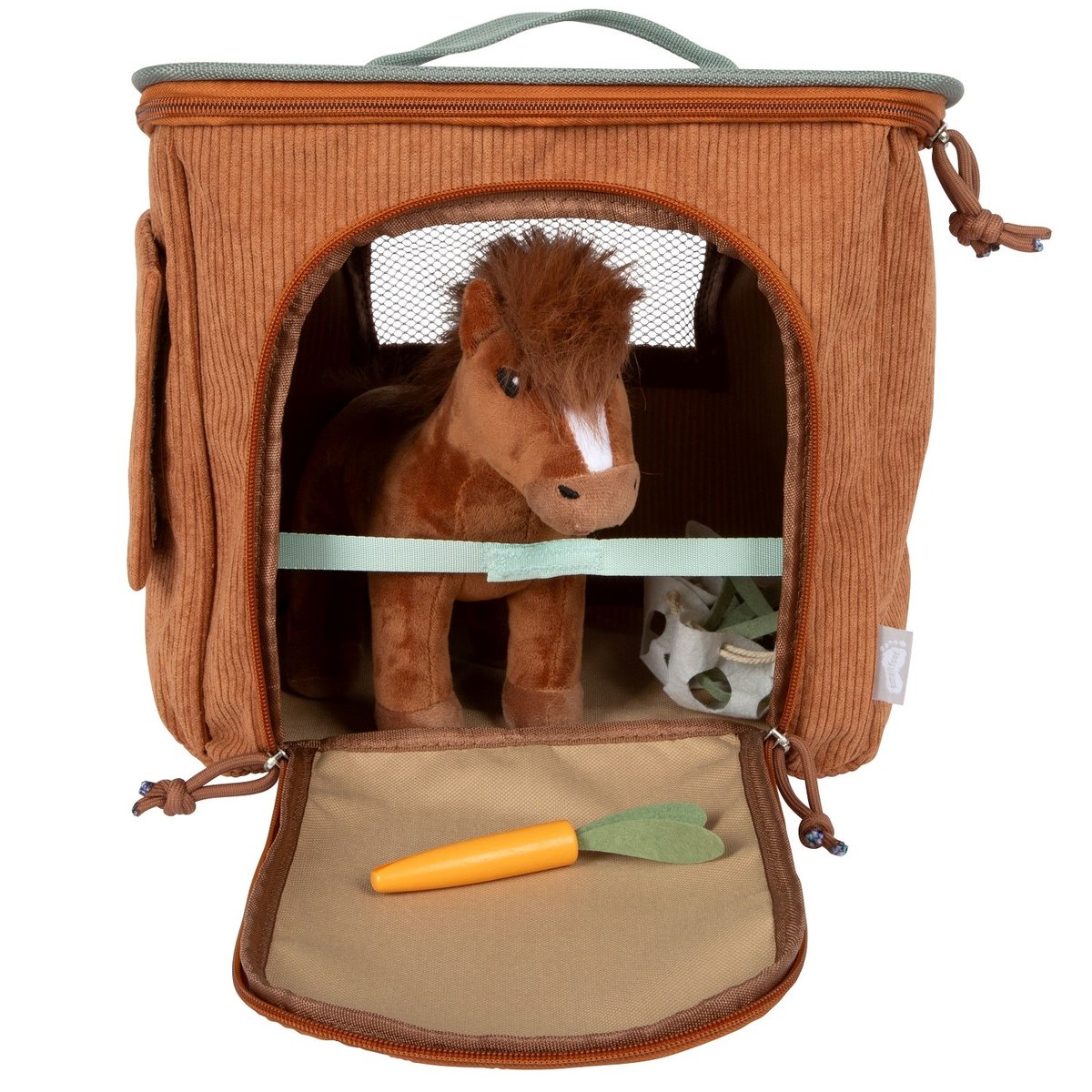 Cheval avec écurie et accessoires beige, SMALL FOOT COMPANY