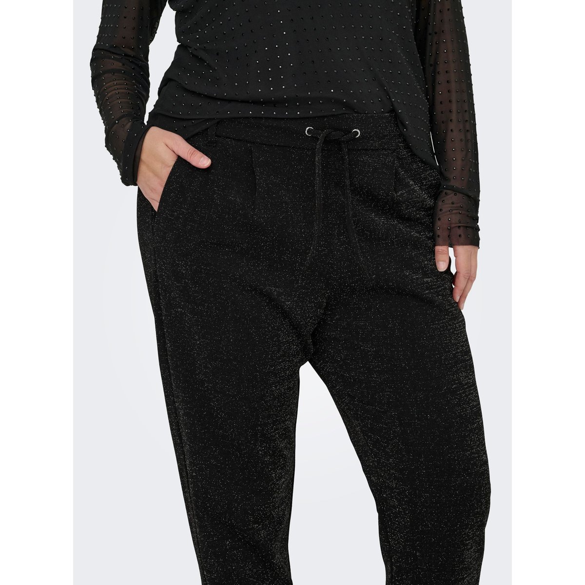 Pantalon noire - black, ONLY CARMAKOMA