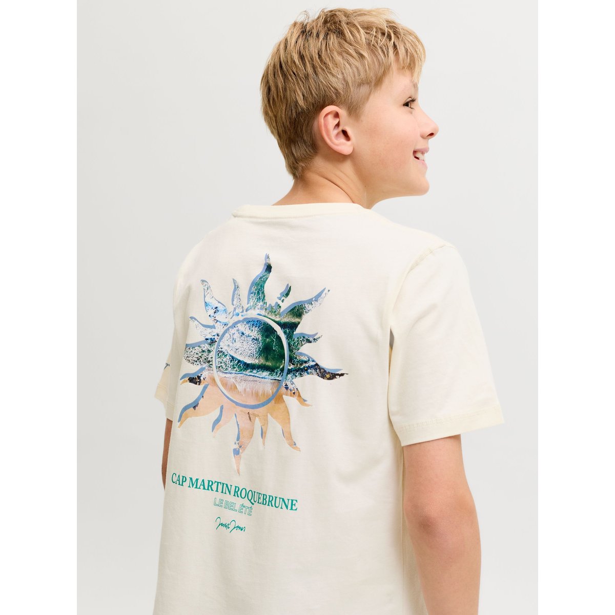 T-Shirt antique white, JACK & JONES JUNIOR