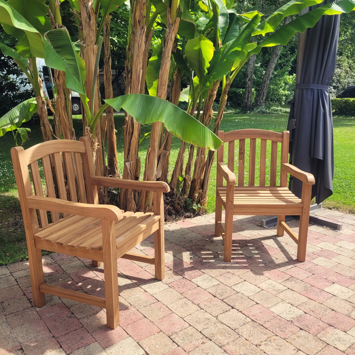 Fauteuil en teck massif Brighton naturel, TECK ATTITUDE