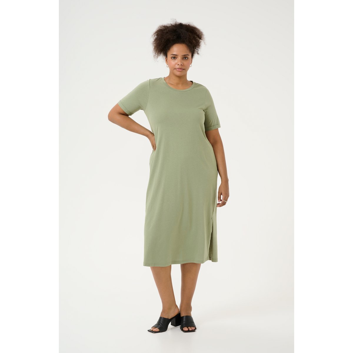 Robe vert oil green, KAFFE CURVE