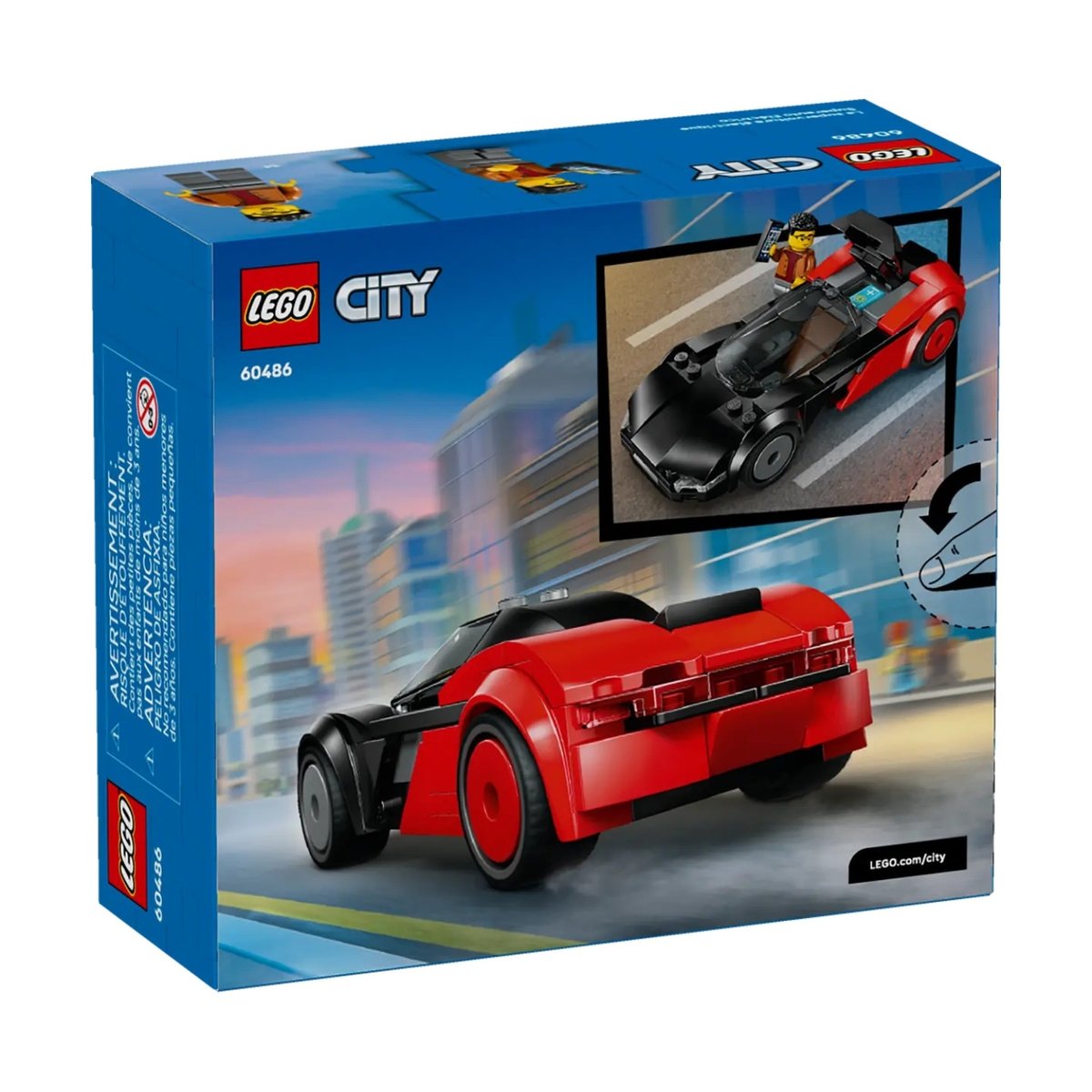 City La supercar électrique multicolore, LEGO