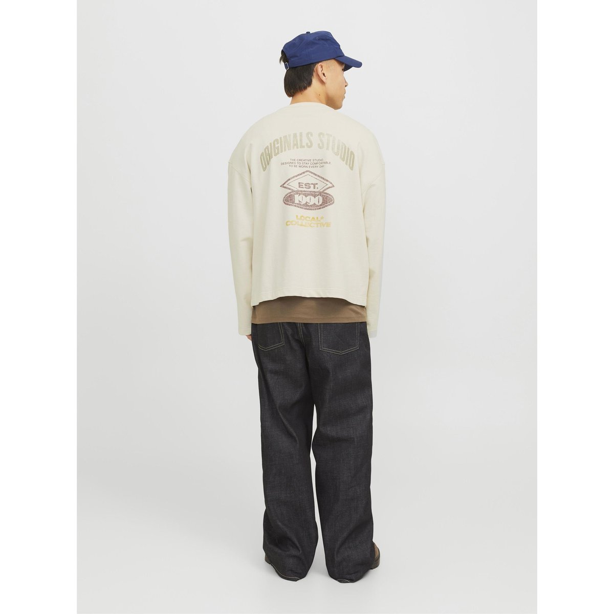 Sweat-Shirt ecru, JACK & JONES