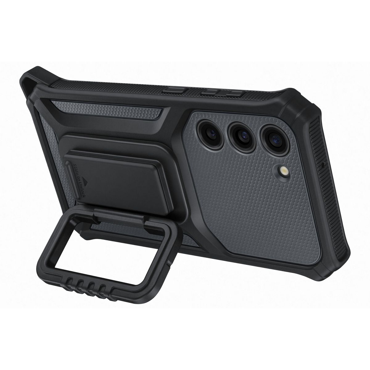 Coque S23 Renforcee support amovible Gri gris, SAMSUNG