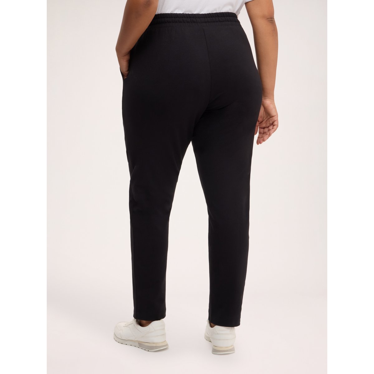 Joggers avec cordon de serrage à la taille noir, FIORELLA RUBINO