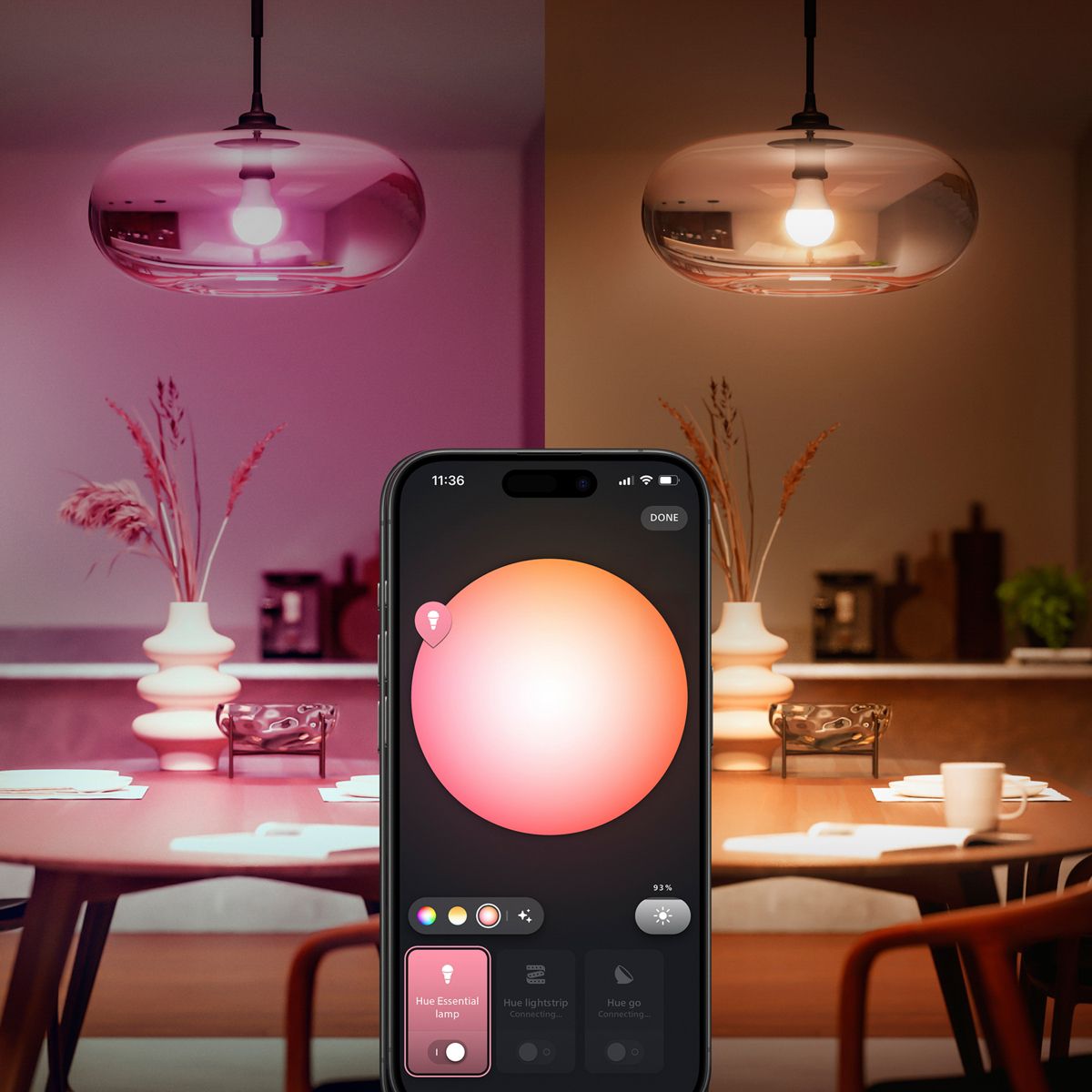 Pack Essential-3/E27 White&Color A.+pont v2 couleur unique, PHILIPS HUE