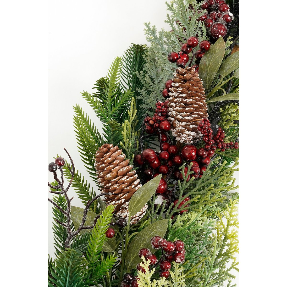 Guirlande de Noël en forme de goutte BODI rouge, MICA DECORATIONS
