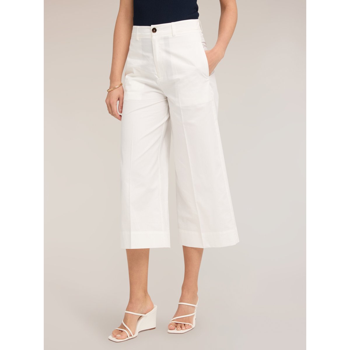 Pantalon cropped blanc, MOTIVI